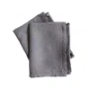 Urban Society Studio Black / Grey Shadow Linen Tea Towel - Set Of Four In Black/grey