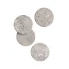 Urban Society Studio Grey Isla Marble Coaster Set - Tundra Marble In Gray