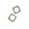 Urban Society Studio Kai Marble Napkin Ring Set - Rustic Green Marble In Green