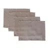 Urban Society Studio Neutrals Dune Linen Placemat Set Of Four In Brown