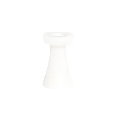 Urban Society Studio White Lyla Marble Candle Holder - Mini