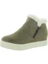 Urban Sport Karlee Womens Faux Suede Flatform Ankle Boots In Multi