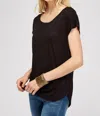 Urban X Laser Cut Heart Top In Black