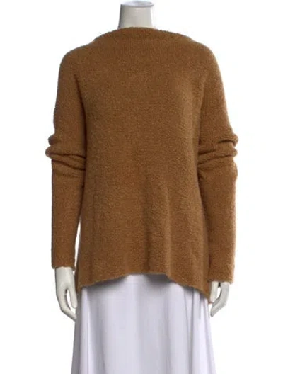 Pre-owned Urban Zen Cashmere Crew Neck Sweater In Brown