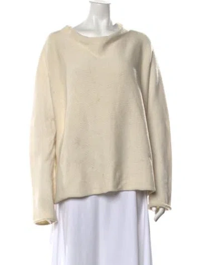 Pre-owned Urban Zen Cashmere Crew Neck Sweater In Neutrals