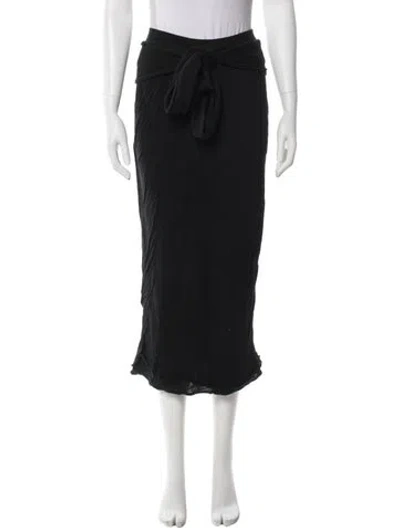 Pre-owned Urban Zen Cashmere Midi Length Skirt In Multi