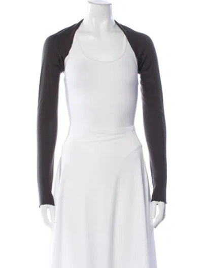 Pre-owned Urban Zen Cashmere Scoop Neck Sweater In Blue