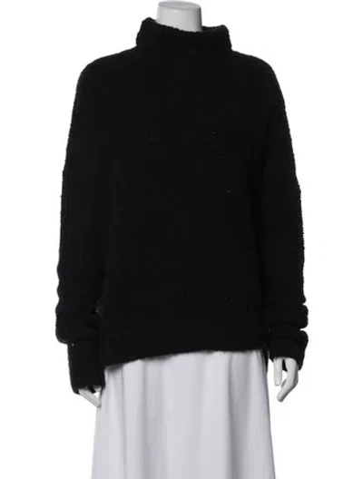 Pre-owned Urban Zen Cashmere Turtleneck Sweater In Black