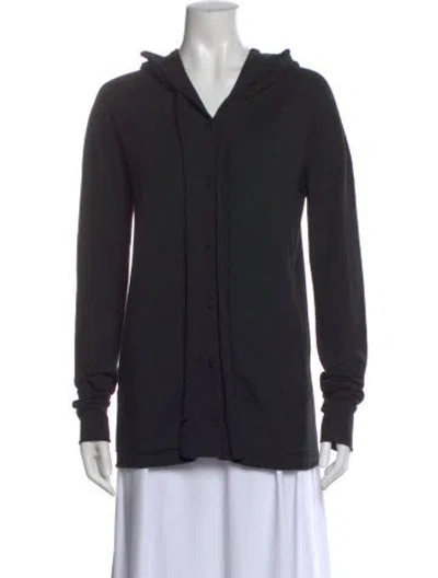 Pre-owned Urban Zen Cashmere V-neck Sweater In Black