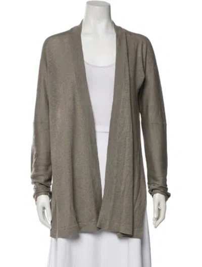 Pre-owned Urban Zen Cashmere V-neck Sweater In Gray