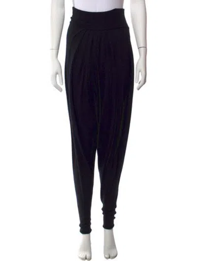 Pre-owned Urban Zen Cashmere Wide Leg Pants In Black
