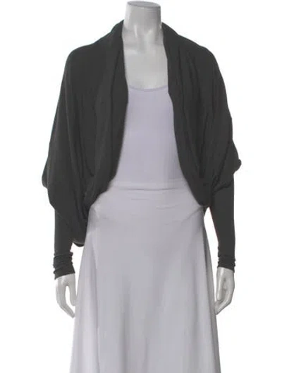 Pre-owned Urban Zen Cowl Neck Sweater In Gray