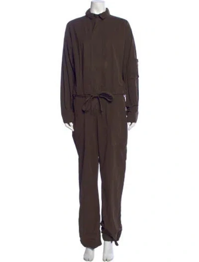 Pre-owned Urban Zen Jumpsuit In Brown