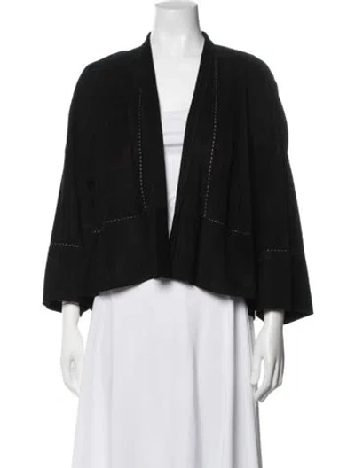 Pre-owned Urban Zen Lambskin Jacket In Black