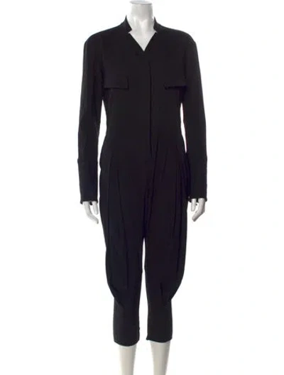 Pre-owned Urban Zen Linen Jumpsuit In Black