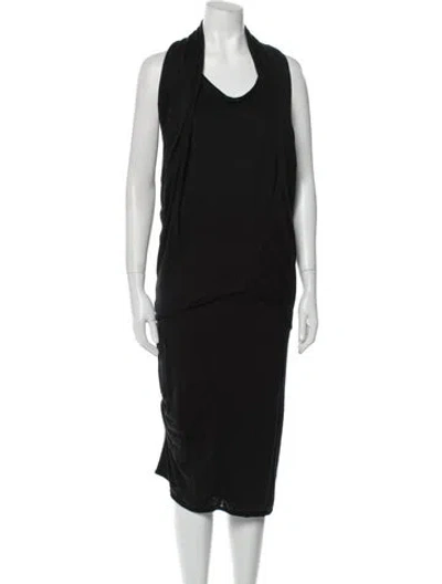 Pre-owned Urban Zen Linen Skirt Set In Black