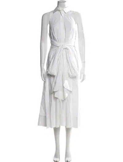 Pre-owned Urban Zen Long Dress In White
