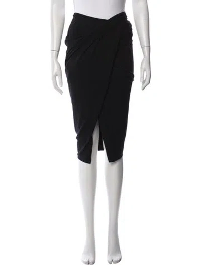 Pre-owned Urban Zen Midi Length Skirt In Black