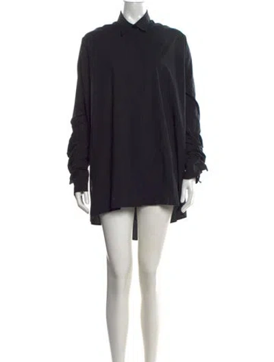 Pre-owned Urban Zen Mini Dress In Black
