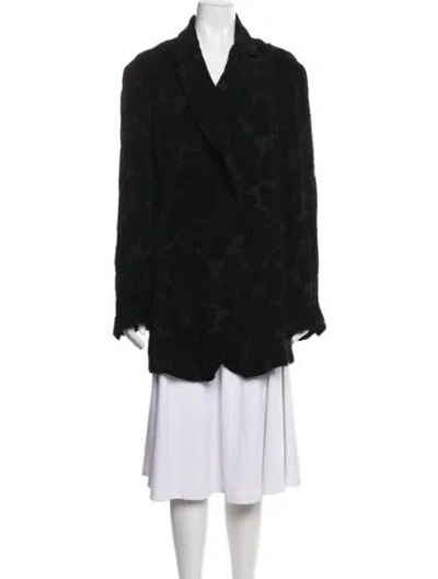 Pre-owned Urban Zen Patterned Jacket In Black