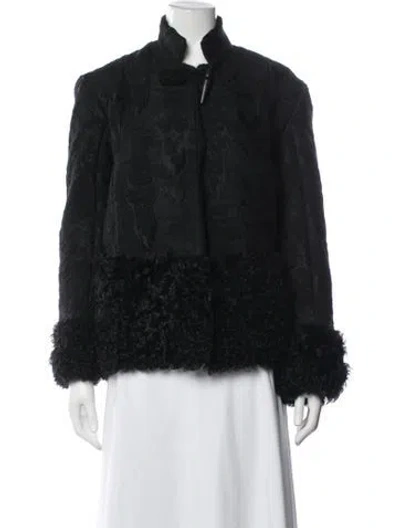Pre-owned Urban Zen Patterned Jacket In Black