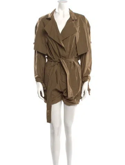 Pre-owned Urban Zen Romper In Brown