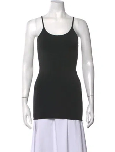 Pre-owned Urban Zen Scoop Neck Sleeveless Top In Green
