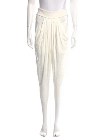 Pre-owned Urban Zen Skinny Leg Pants In White
