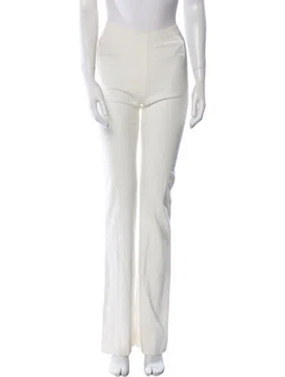 Pre-owned Urban Zen Straight Leg Pants In White