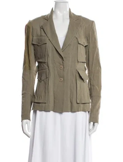 Pre-owned Urban Zen Utility Jacket In Green