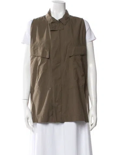 Pre-owned Urban Zen Vest In Green