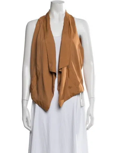 Pre-owned Urban Zen Vest W/ Tags In Brown