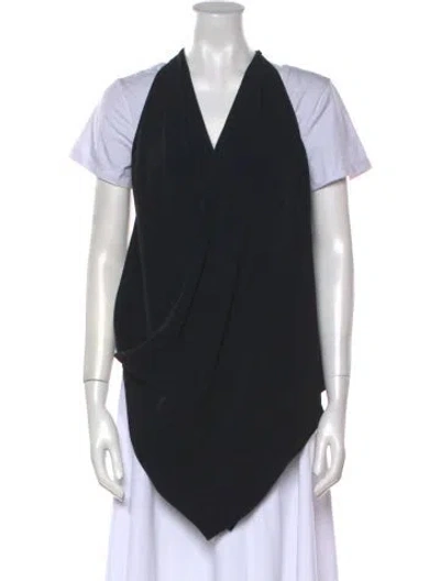 Pre-owned Urban Zen V-neck Sweater In Black