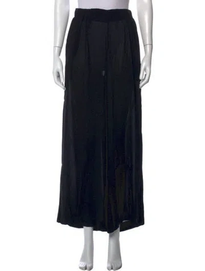 Pre-owned Urban Zen Wide Leg Pants In Black
