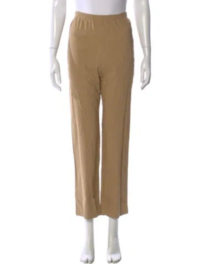 Pre-owned Urban Zen Wide Leg Pants In Brown