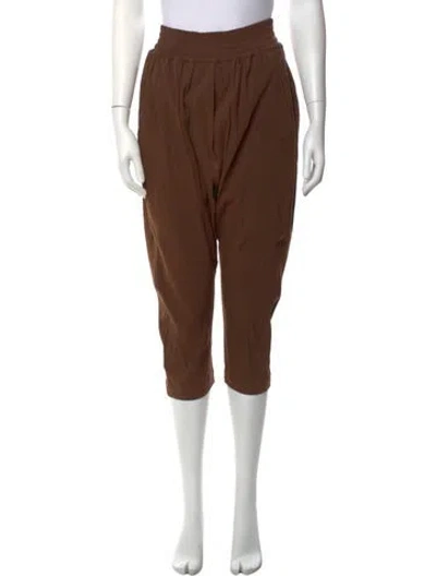 Pre-owned Urban Zen Wide Leg Pants In Brown