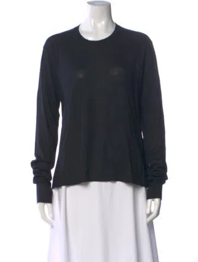 Pre-owned Urban Zen Wool Crew Neck Sweater In Black
