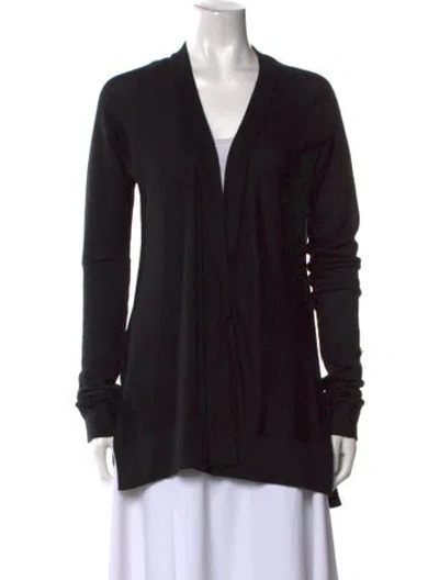 Pre-owned Urban Zen Wool V-neck Sweater In Brown