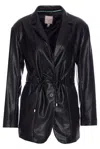 Urbancode Faux Leather Jacket In Black