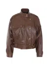 Urbancode Belted Jacket In Brown