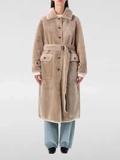 URBANCODE FUR COAT URBANCODE WOMAN COLOR BEIGE,H41095022