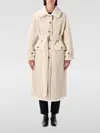 Urbancode Reversible Faux Fur Belted Coat With Suede Interior In White