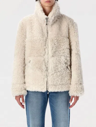 URBANCODE FUR COAT URBANCODE WOMAN COLOR WHITE,H41105001