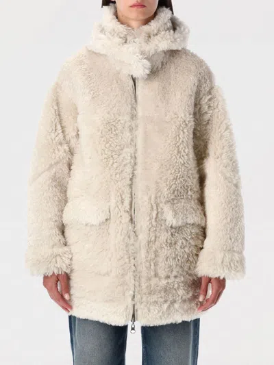 URBANCODE FUR COAT URBANCODE WOMAN COLOR WHITE,H41102001
