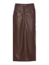 Urbancode Coffe Skirt In Brown