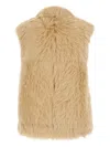 Urbancode Faux-fur Vest In Brown