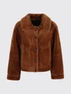 Urbancode Fur Coat  Woman Color Brown In Brown