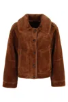 Urbancode Reversible Toffee Wool-blend Jacket In Brown