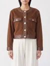 Urbancode Button-up Cropped Jacket In Multi
