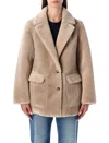 Urbancode Reversible Faux Fur Jacket In Multi
